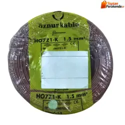 Öznur Nyaf ( H07Z1-K ) Kablo 1,5 mm² Kahve